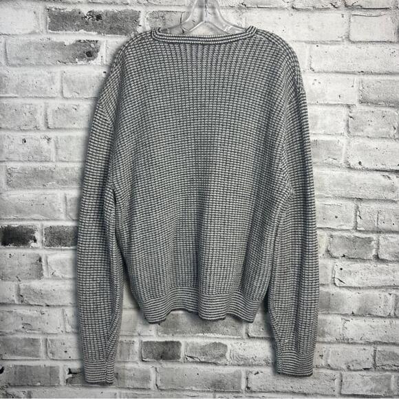 Vintage 90s Jantzen Chunky Rib Knit Oversized V-Neck Pullover Sweater - Picture 7 of 11